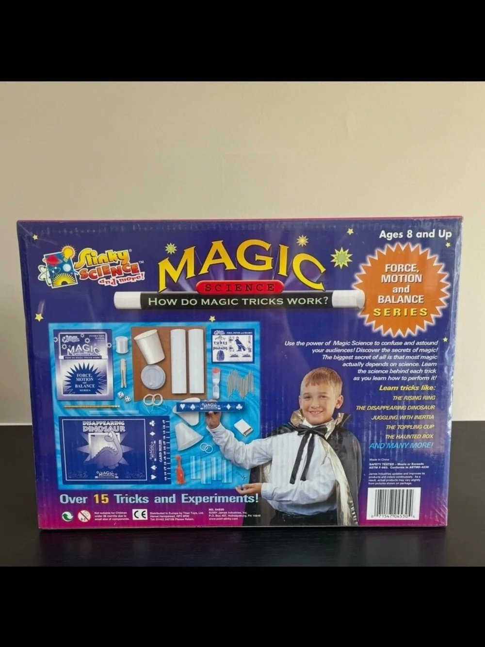 Slinky Science Magic Tricks Force Motion Balance Experiments 8+ Years RARE